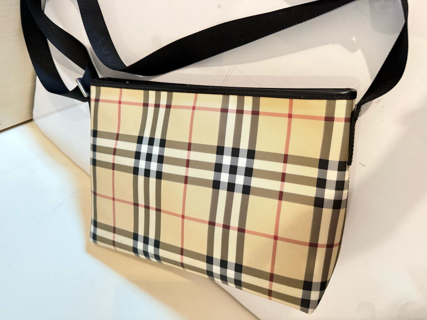 Burberry Messenger Bag Classic Checkered