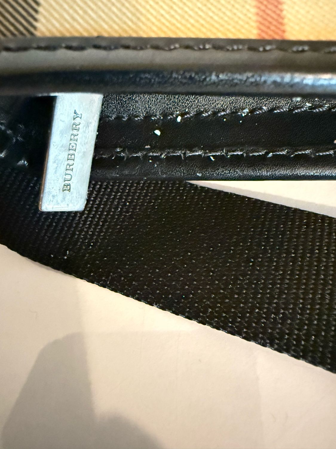 Burberry Messenger Bag Classic Checkered