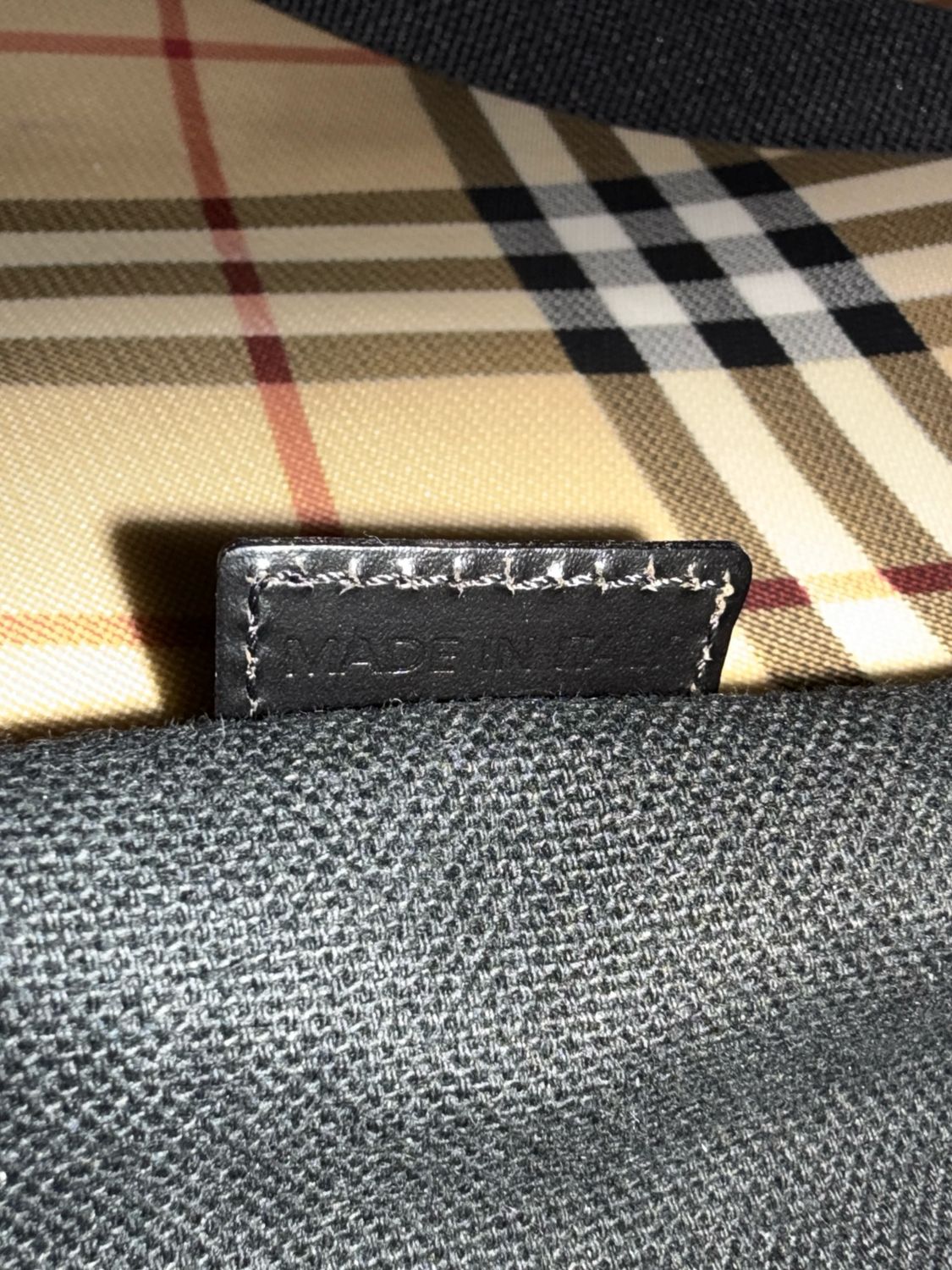 Burberry Messenger Bag Classic Checkered