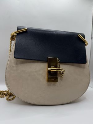 Chloe Drew Contrast Leather Bag
