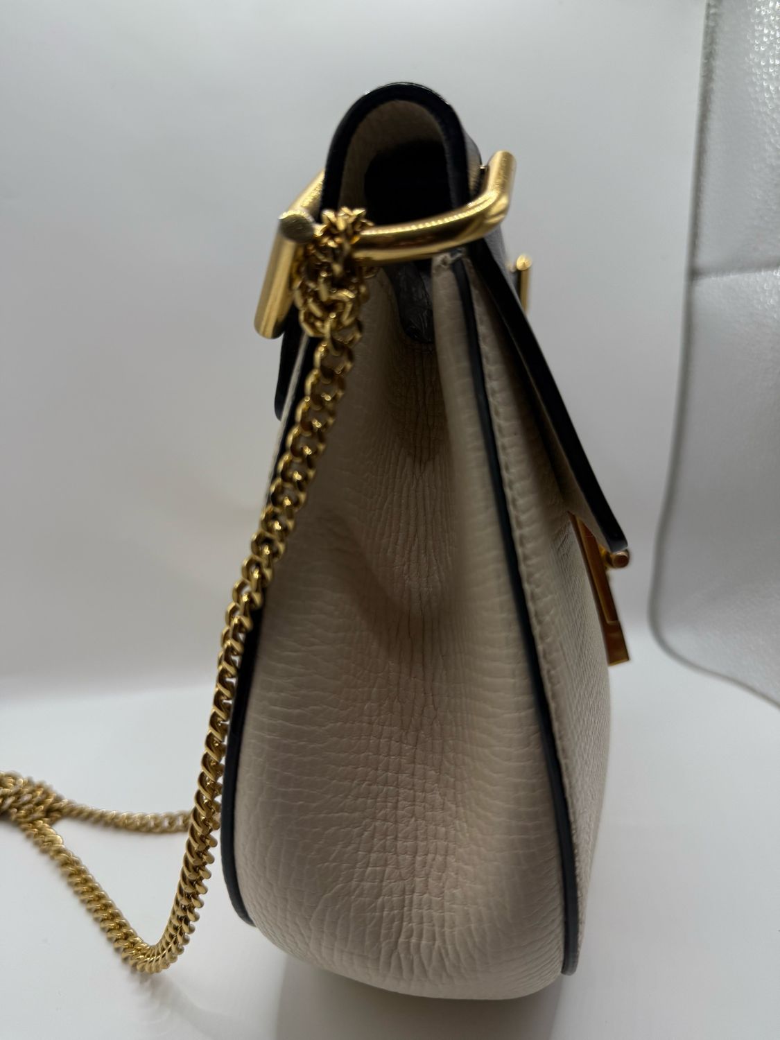 Chloe Drew Contrast Leather Bag