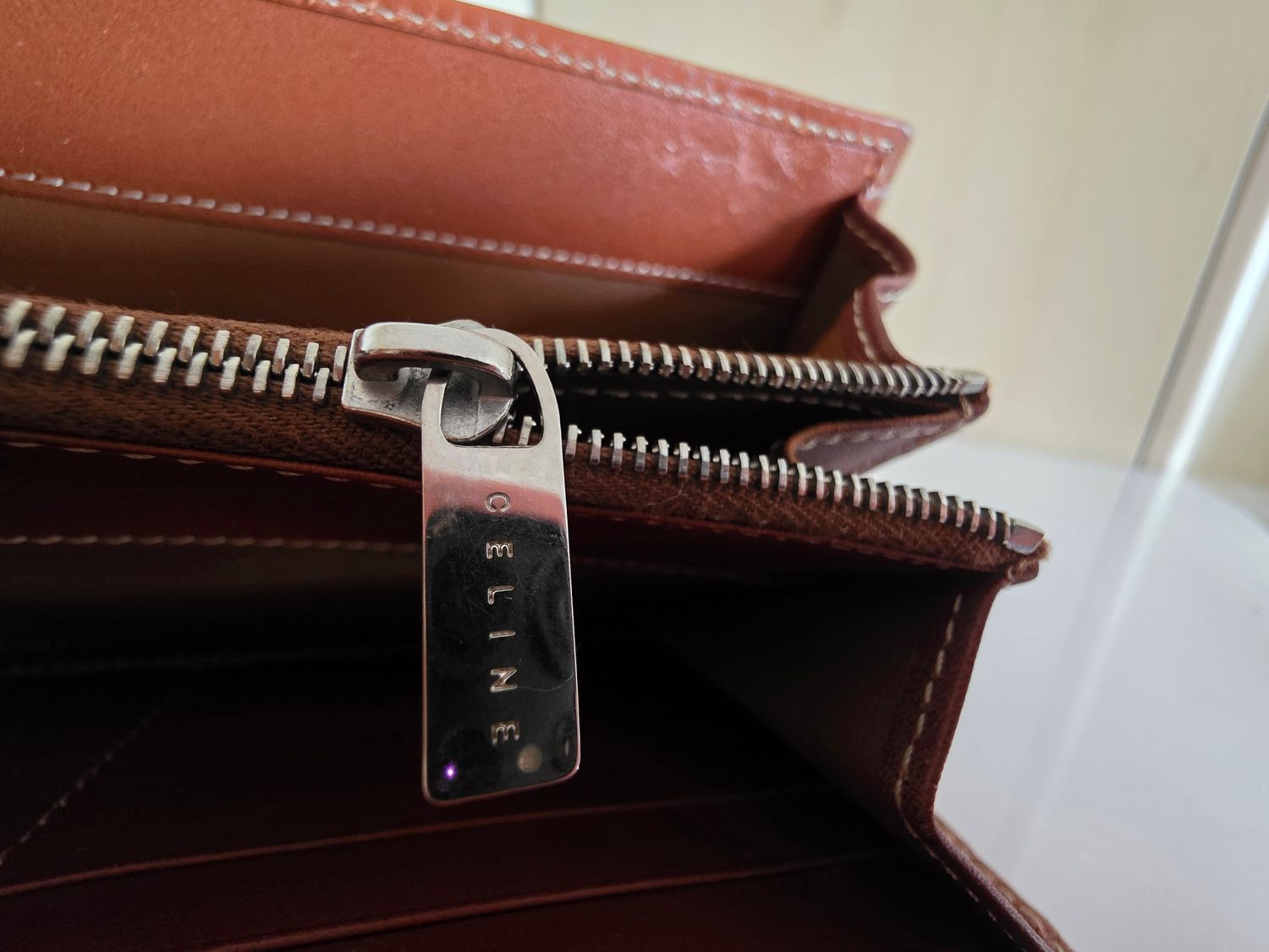 Celine Triomphe long bifold wallet