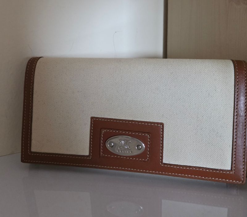 Celine Triomphe long bifold walet