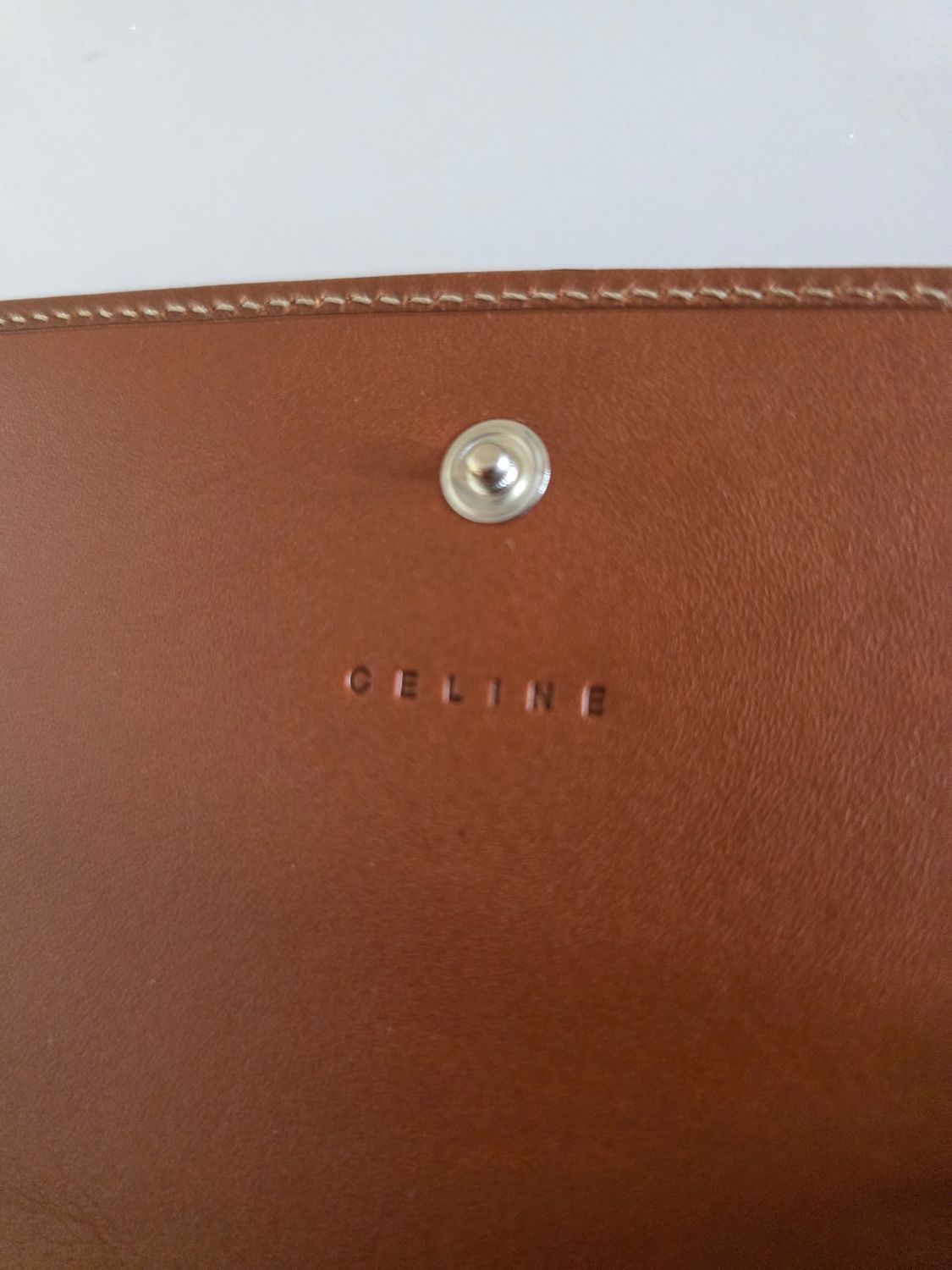 Celine Triomphe long bifold wallet