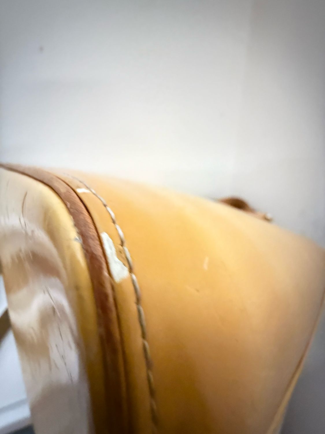 Louis Vuitton Yellow Monogram Vernis Houston Tote Leather Bag