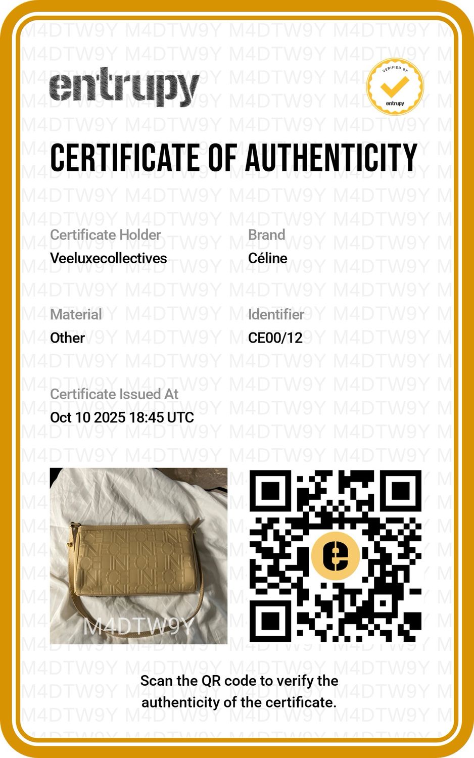 Cellne Vintage Embossed Shoulder Bag