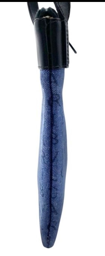 Bvlgari denim  LogoMania crossbody bag