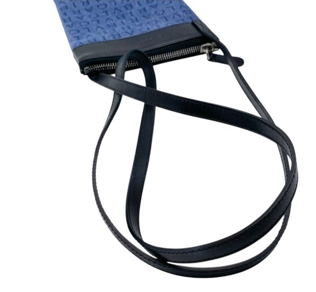 Bvlgari denim  LogoMania crossbody bag