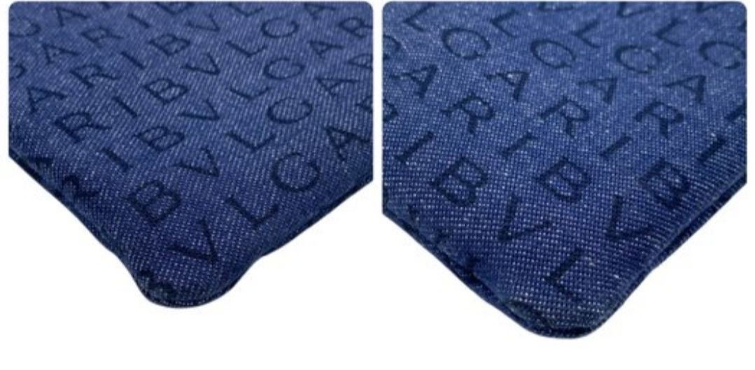 Bvlgari denim  LogoMania crossbody bag