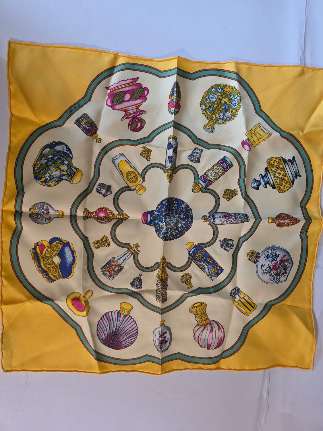 Hermes Flacons scarf 42cm