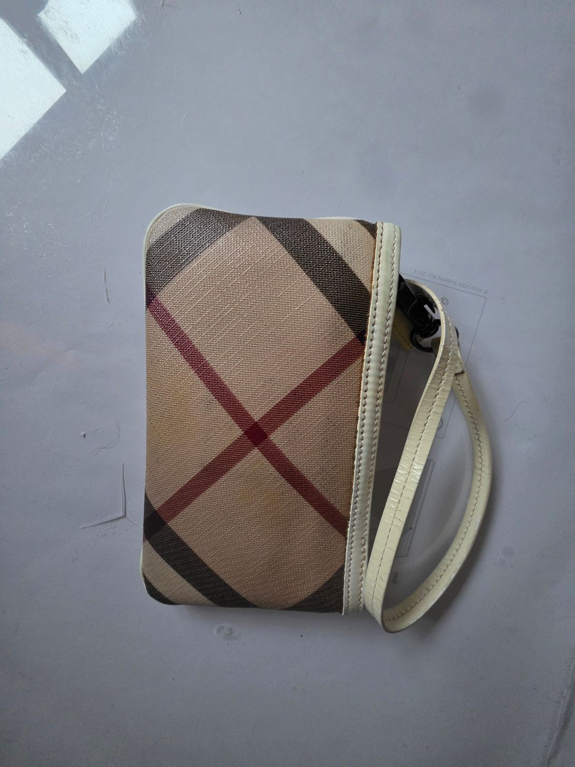 Burberry Nova Check wrist purse