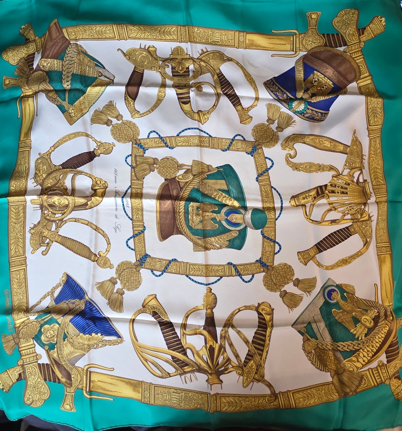 Hermès Grand Uniforme Scarf 90cm