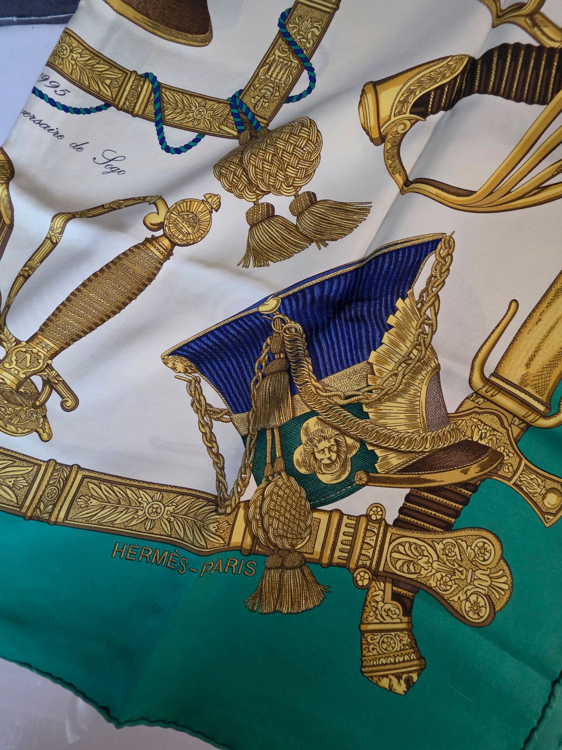 Hermès Grand Uniforme Scarf 90cm