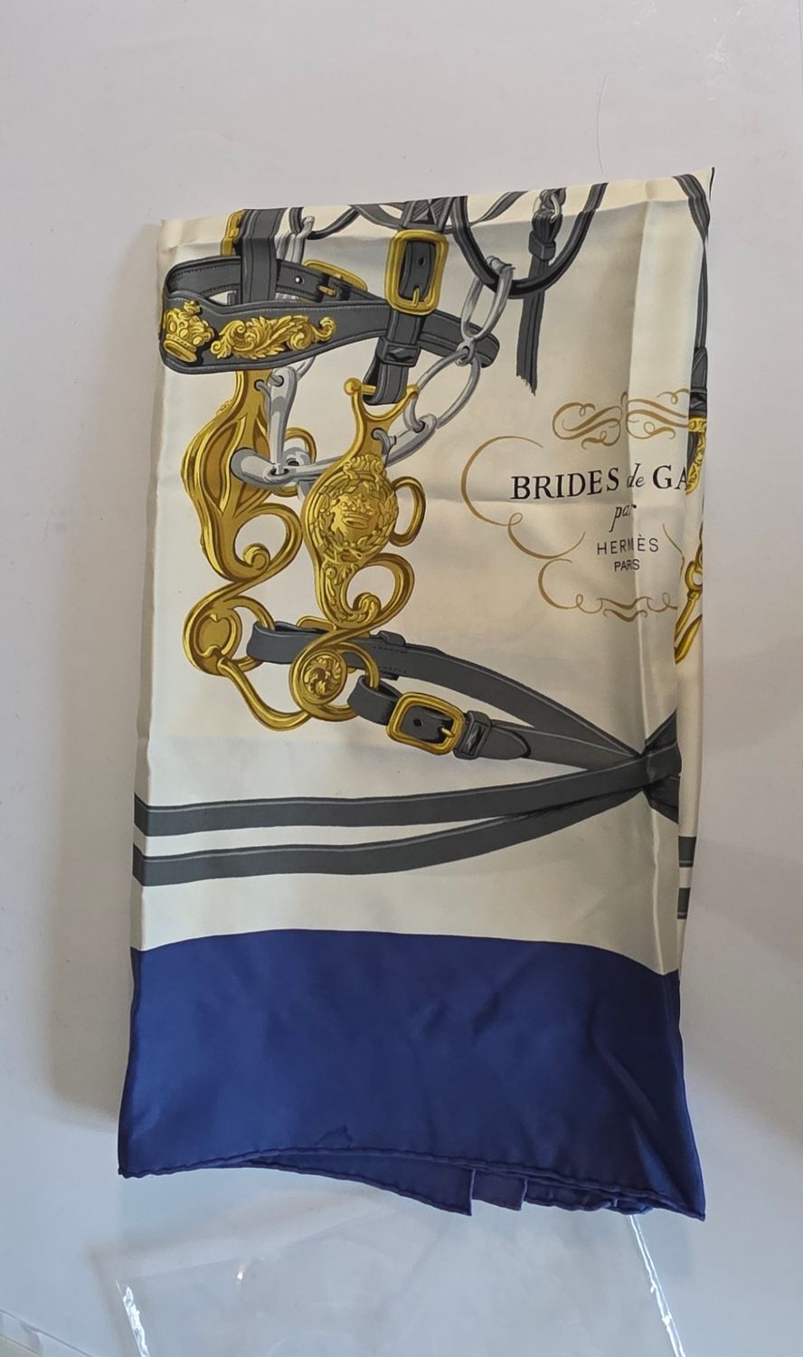 Hermes silk scarf