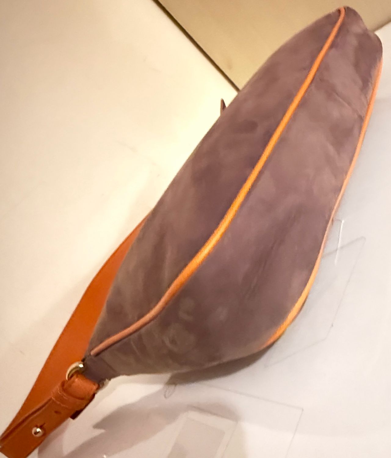 Bvlgari Slogan-debossed Shoulder Bag In Purple