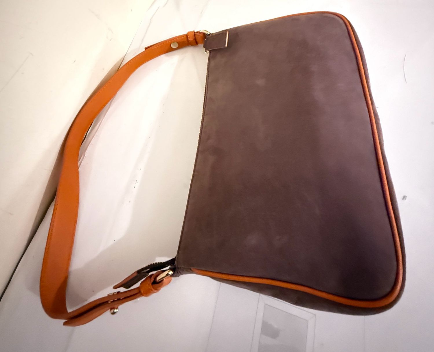 Bvlgari Slogan-debossed Shoulder Bag In Purple