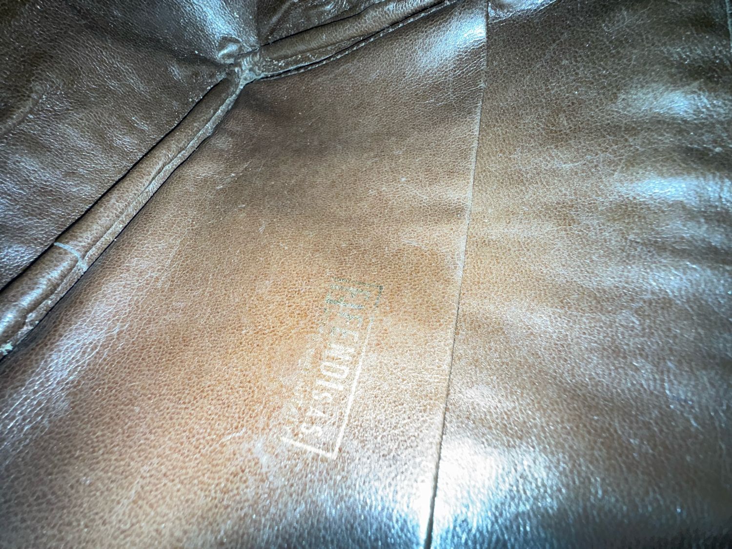 Fendi PVC Zucca Crossbody Bag Brown