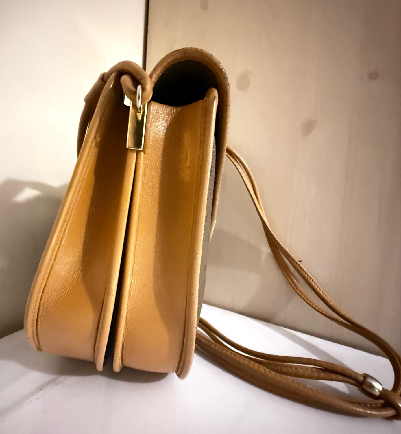 Yves Saint Laurent Satchel khaki/leather bag