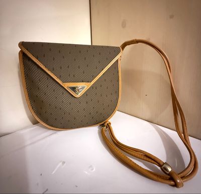 Yves Saint Laurent Satchel khaki/leather bag