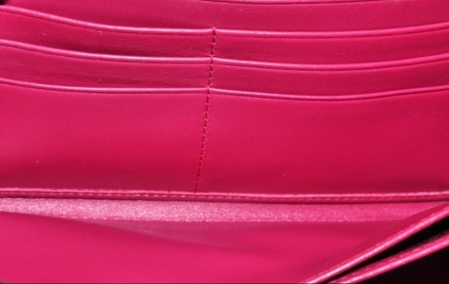 Prada Zip-Around Wallet in Pink Nylon &amp; Leather