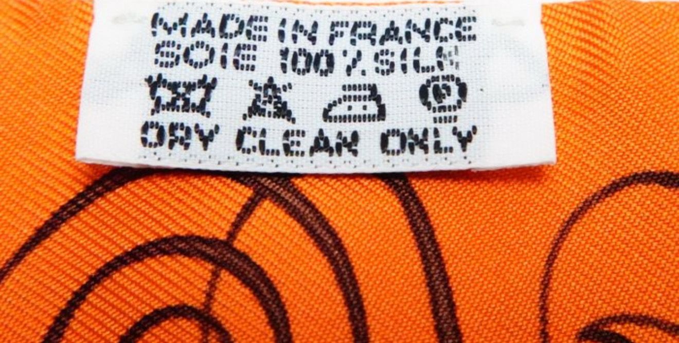 Hermès Exercices pour Former la Main Silk Twilly Scarf Orange