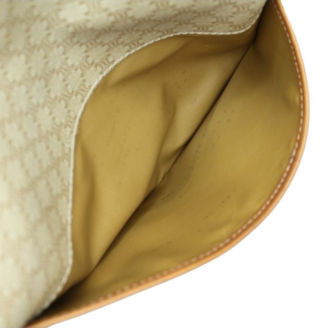 Vintage Celine Triomphe clutch bag  Beige/camel
