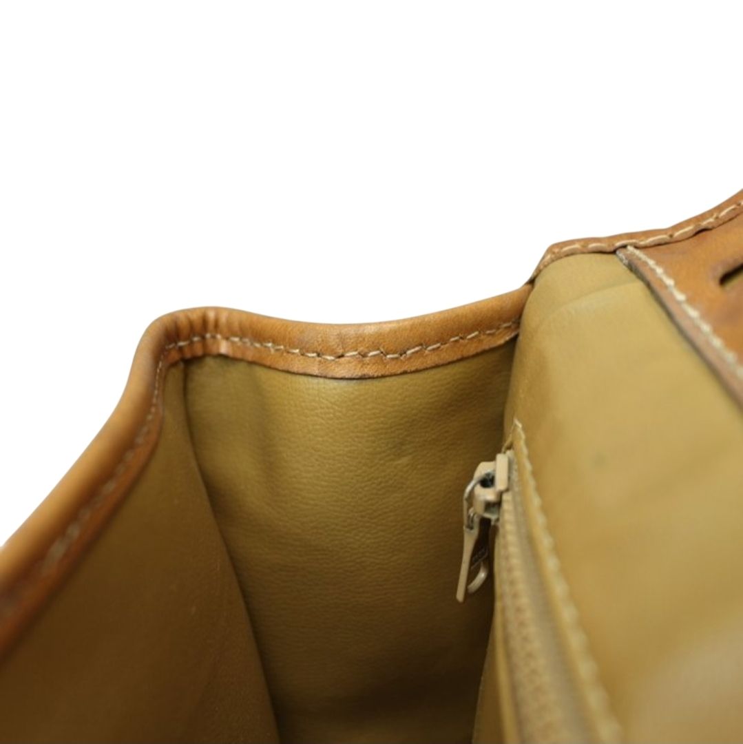 Vintage Celine Triomphe clutch bag  Beige/camel