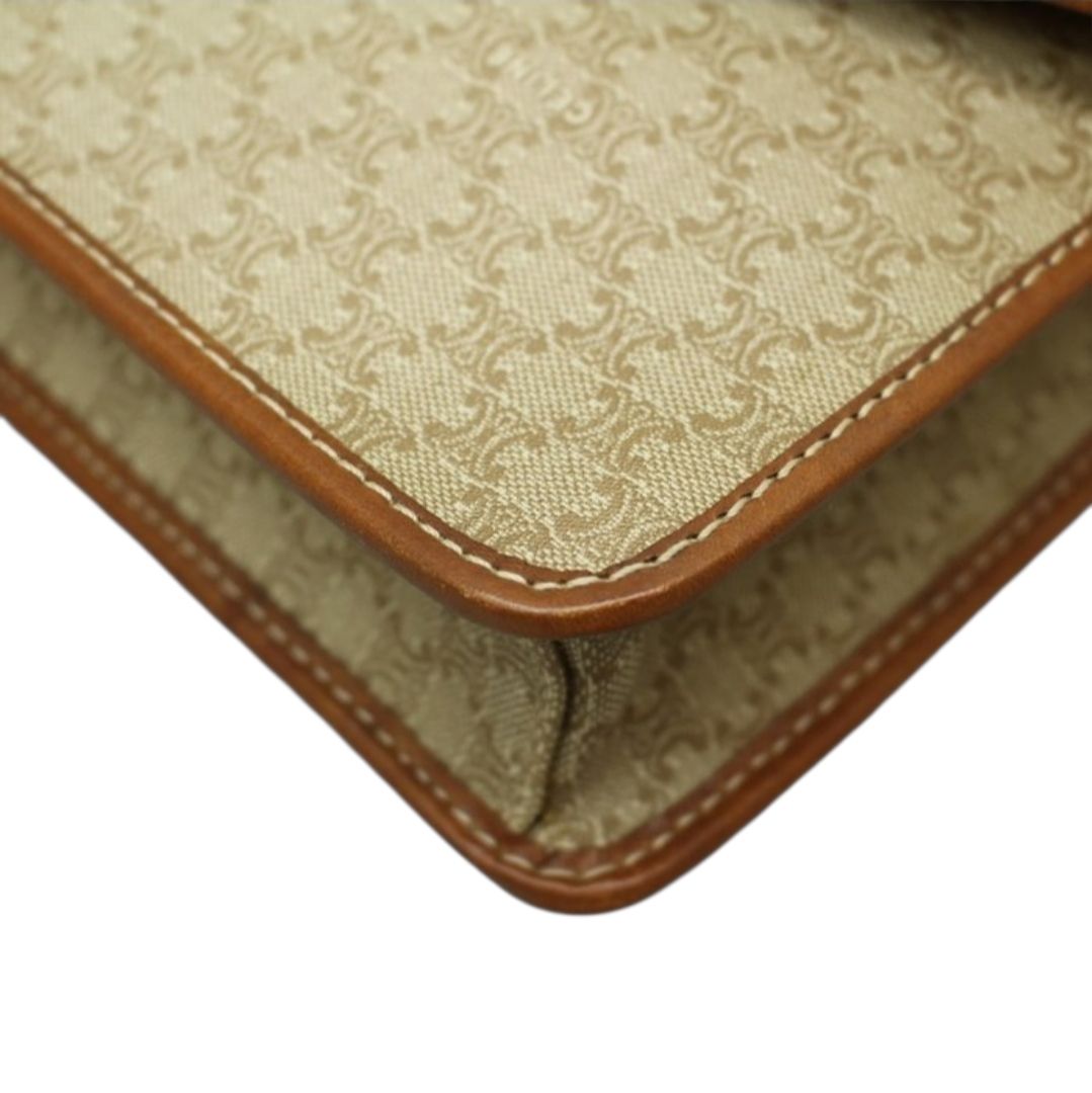 Vintage Celine Triomphe clutch bag  Beige/camel