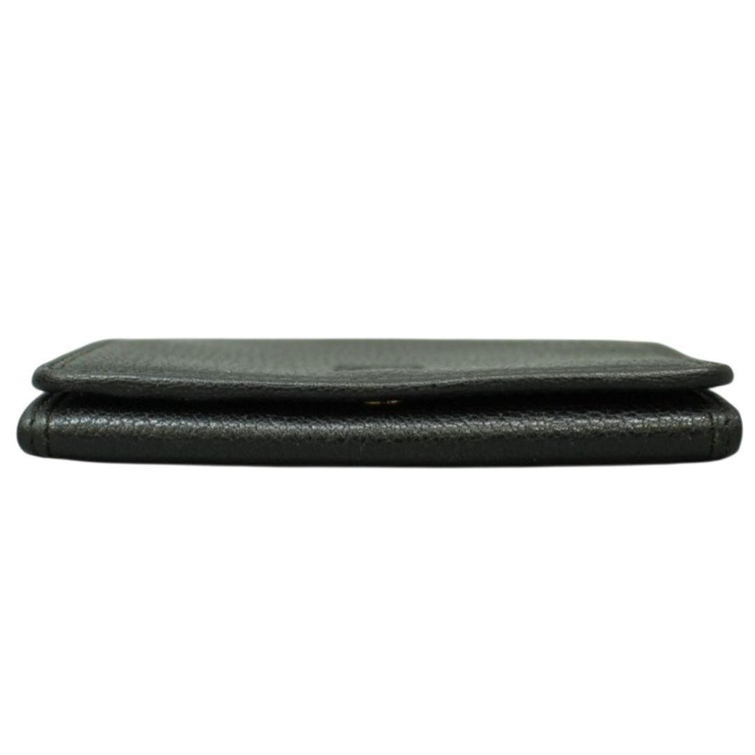 Loewe leather wallet   black 