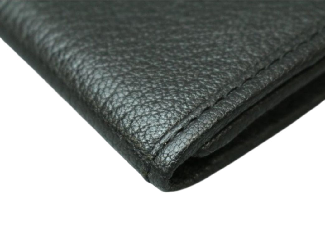 Loewe leather wallet   black 