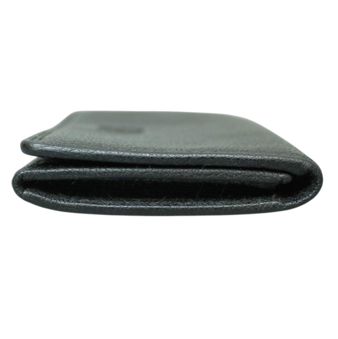 Loewe leather wallet   black 