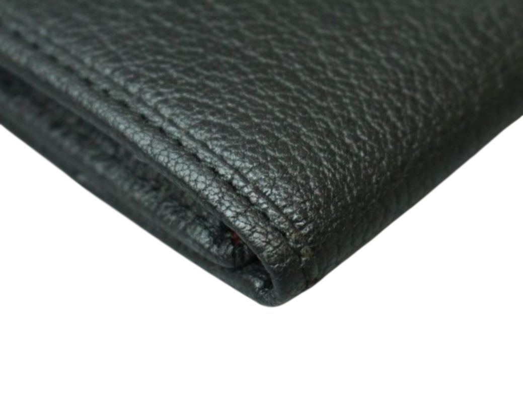 Loewe leather wallet   black 