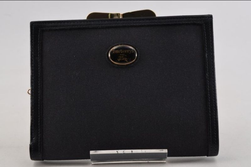Vintage Burberry wallet coin purse canvas