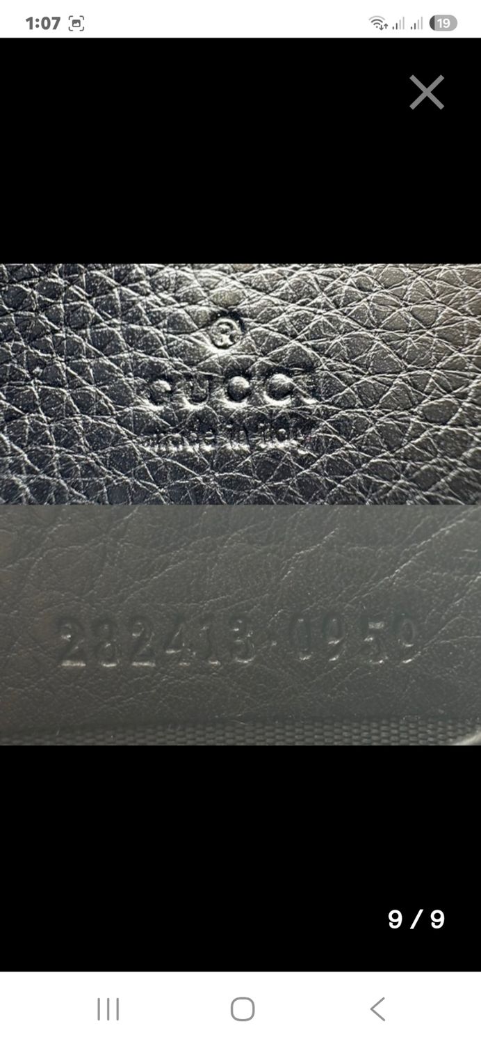 Gucci Soho zip around wallet