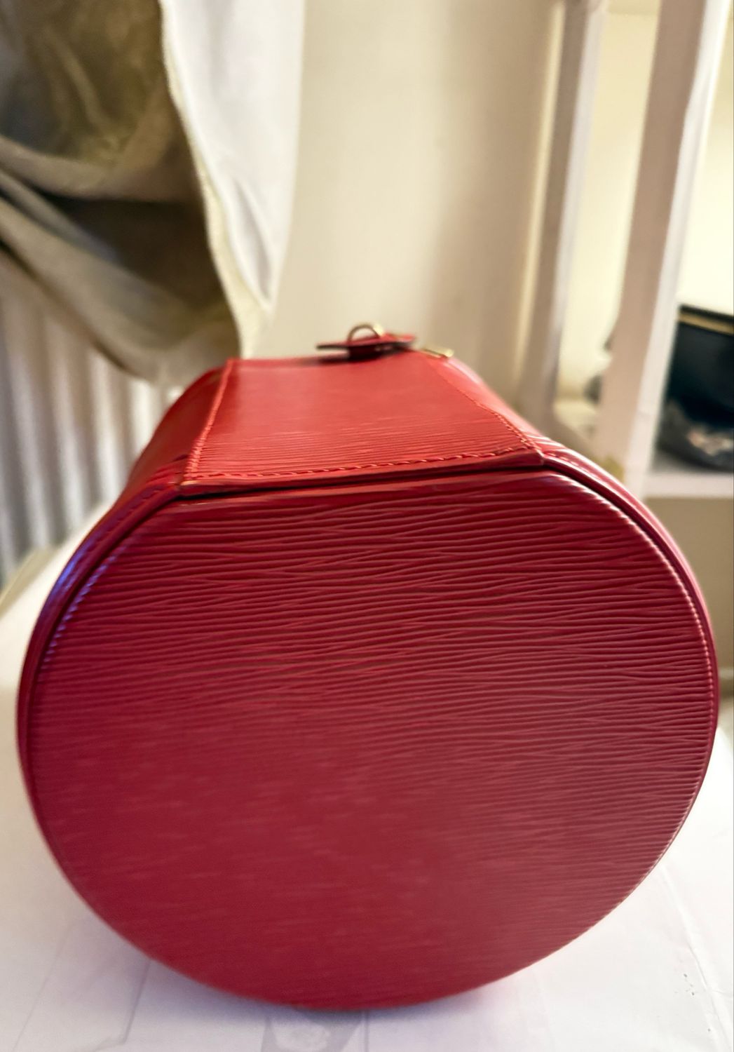 Louis Vuitton Red Epi Leather Cannes Vanity Bag