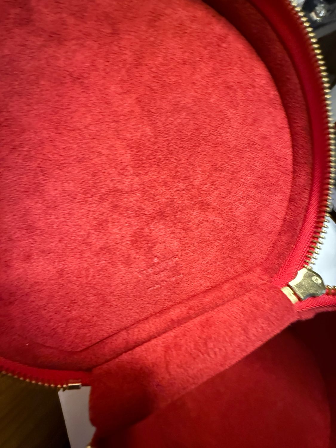 Louis Vuitton Red Epi Leather Cannes Vanity Bag