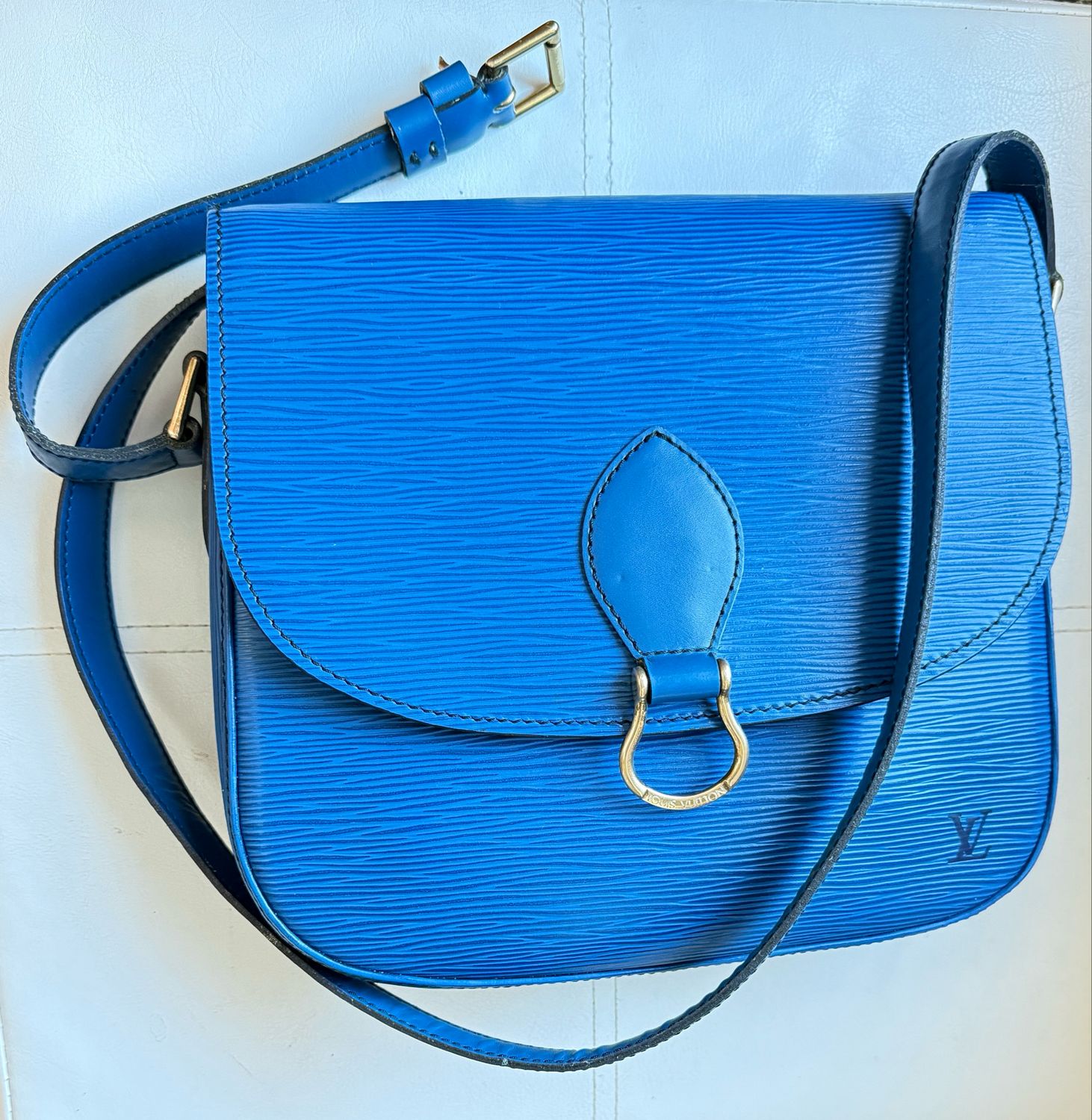 Louis Vuitton Toledo Blu Saint-Cloud Epi leather  bag 