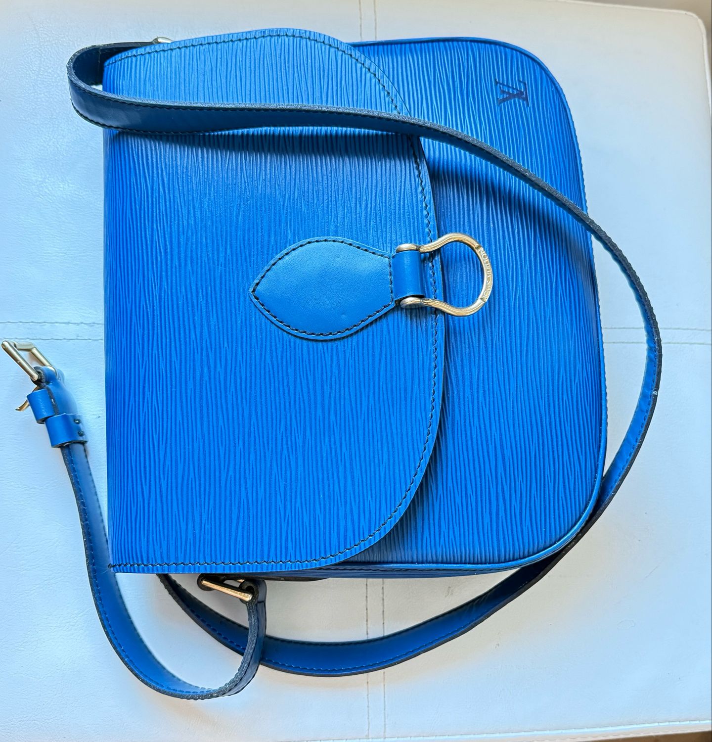 Louis Vuitton Toledo Blu Saint-Cloud Epi leather  bag 