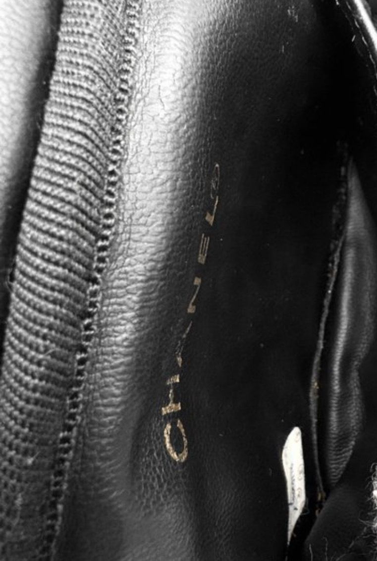 Chanel Bicolore vanity case lambskin leather