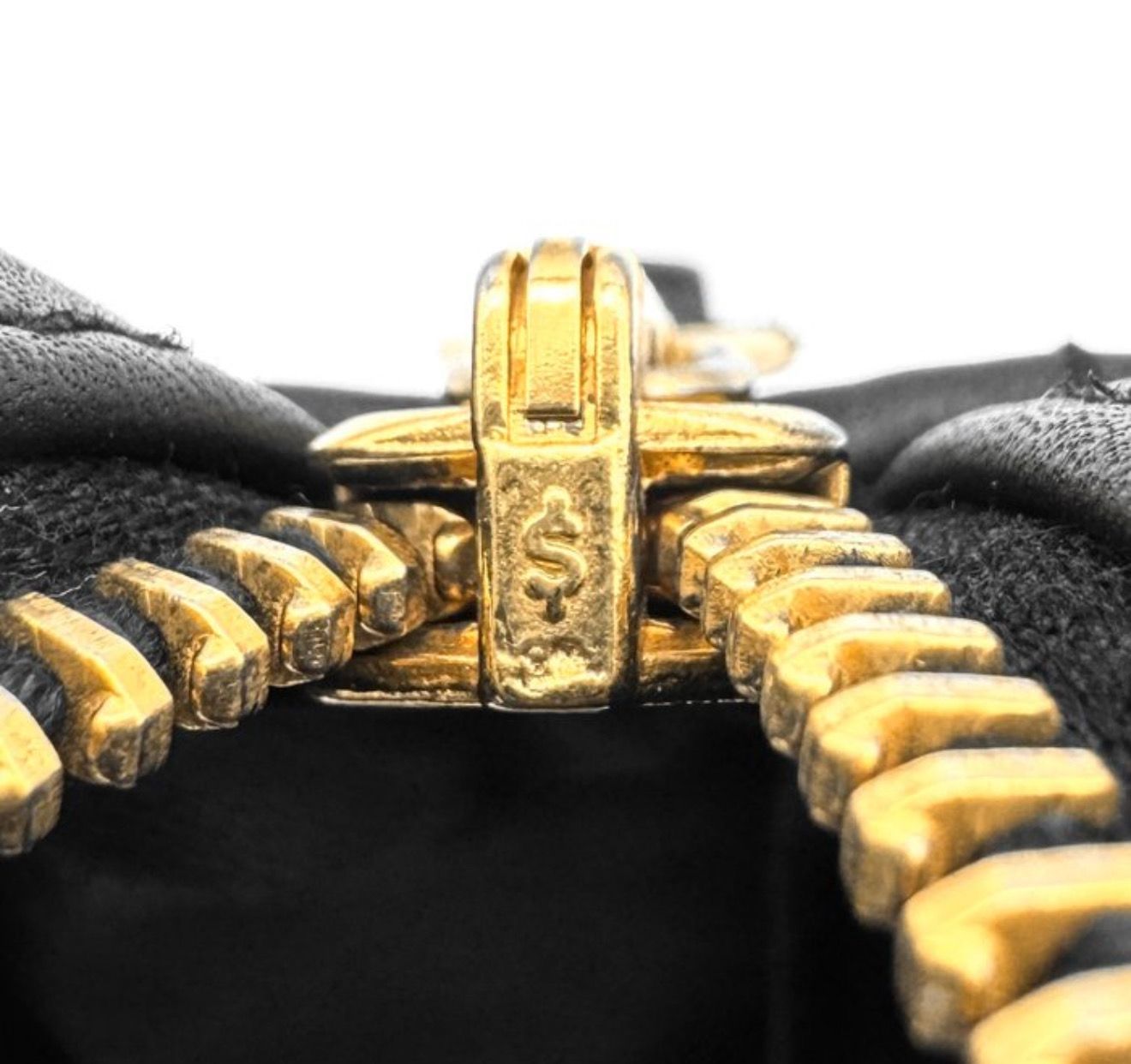 Chanel Bicolore vanity case lambskin leather