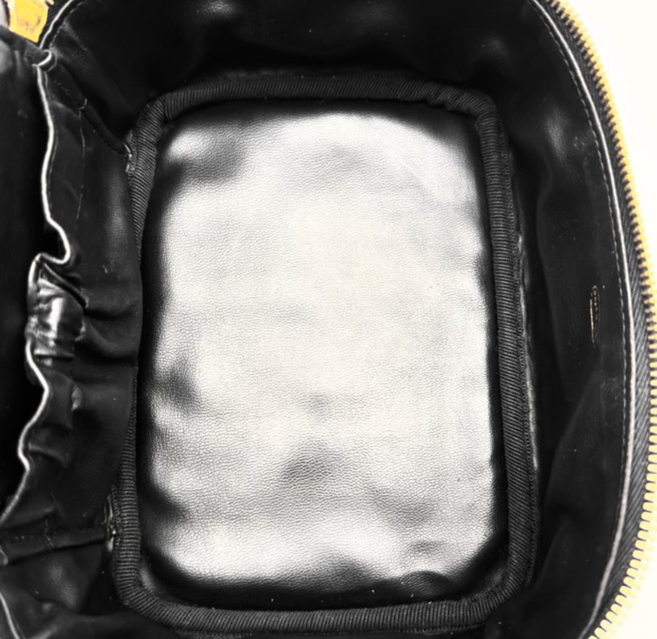 Chanel Bicolore vanity case lambskin leather