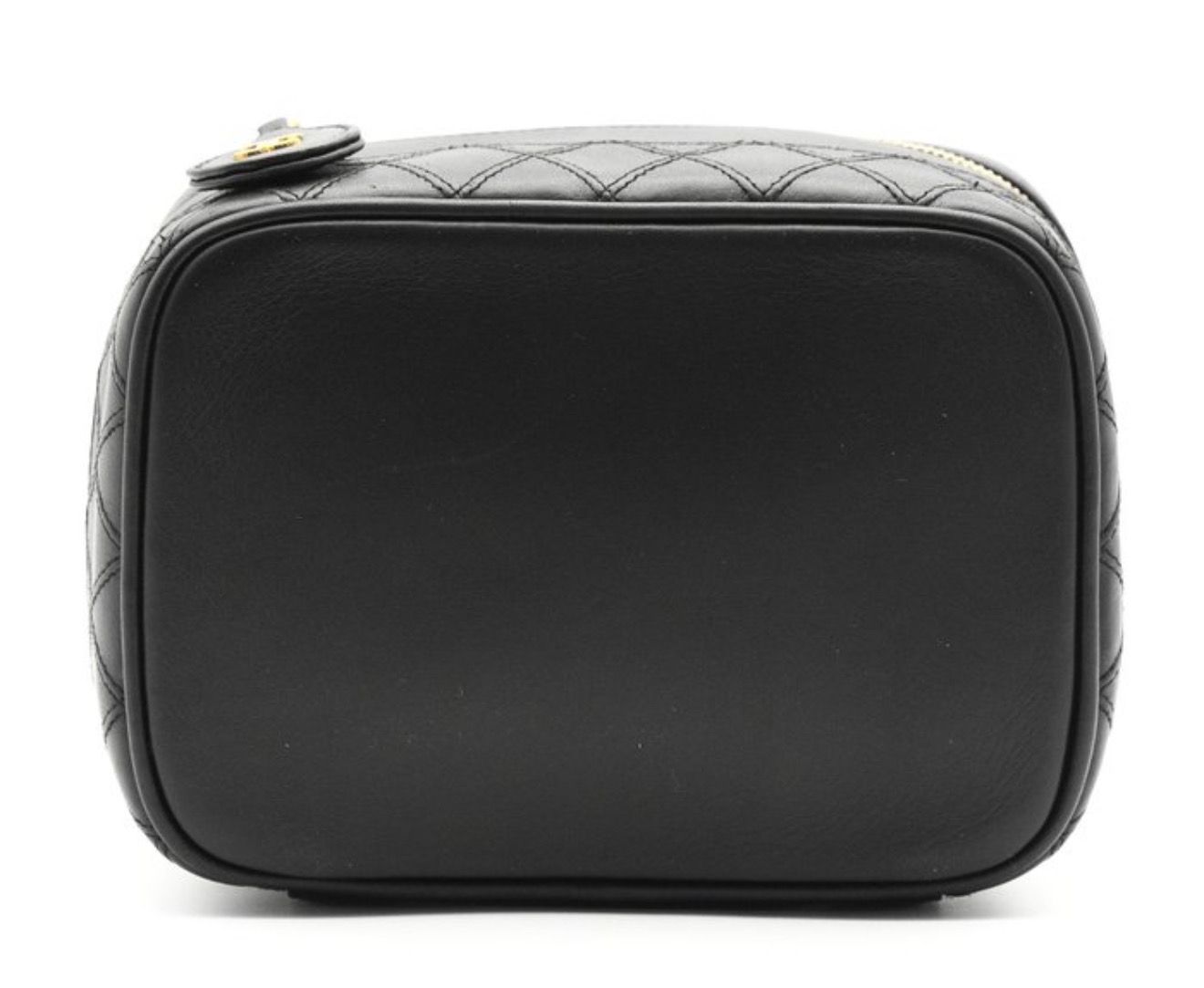 Chanel Bicolore vanity case lambskin leather