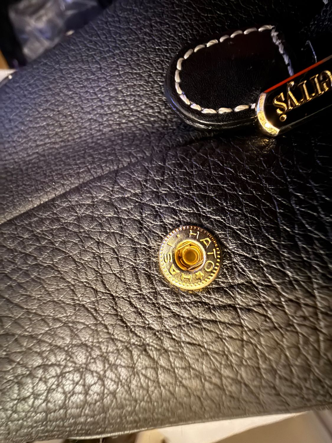 Burberry work Tote  bag Nova check leather black