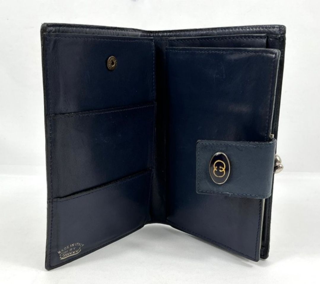 Gucci ophidia trifold wallet blue 