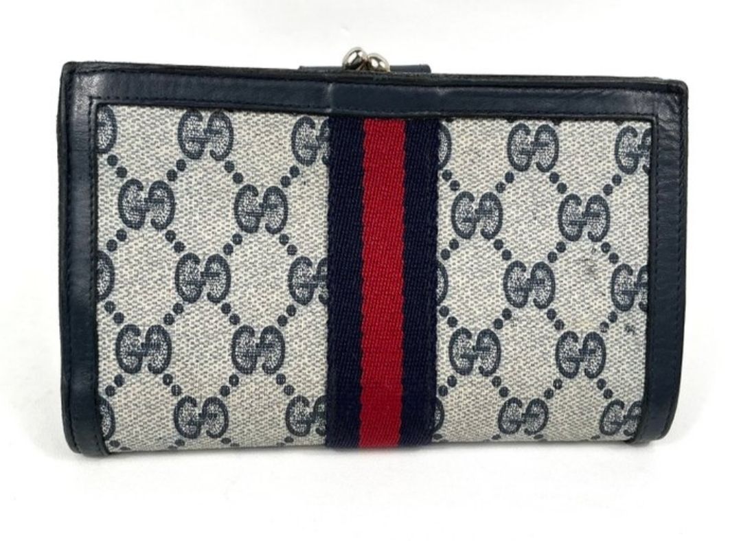 Gucci ophidia trifold wallet blue 