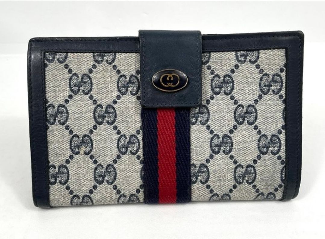Gucci ophidia trifold wallet blue 
