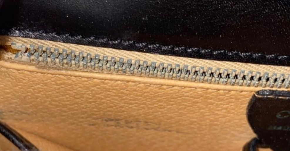 Celine Triomphe logo Leather crossbody purse