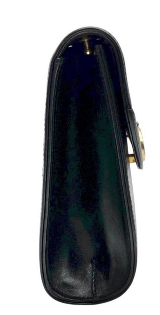 Celine Triomphe logo Leather crossbody purse