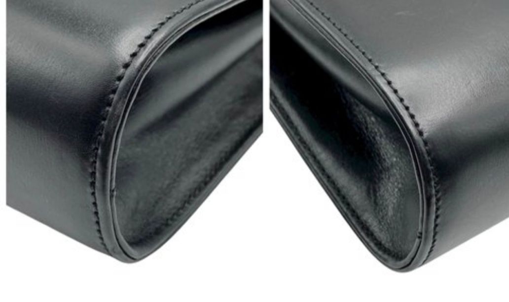 Celine Triomphe logo Leather crossbody purse