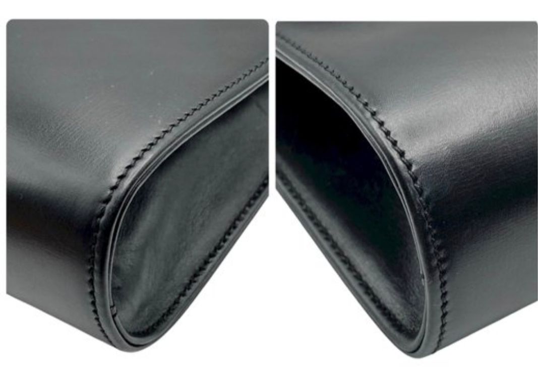 Celine Triomphe logo Leather crossbody purse